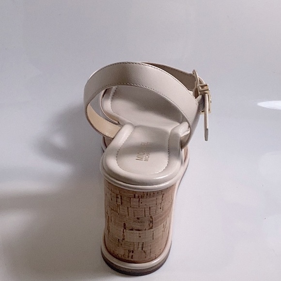 Women Michael Kors Melina Wedge Sandals LT Cream size 8 - Picture 4 of 5